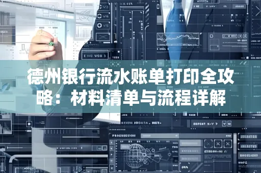 德州银行流水账单打印全攻略:材料清单与流程详解