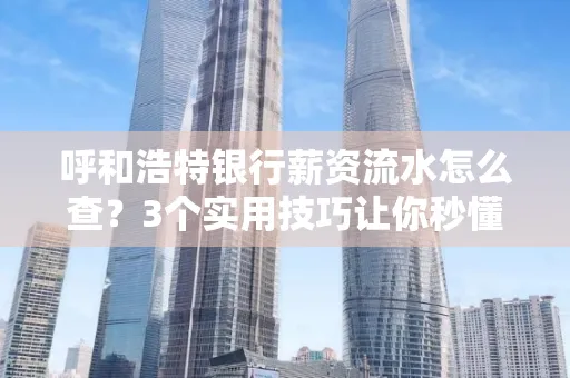 呼和浩特银行薪资流水怎么查?3个实用技巧让你秒懂