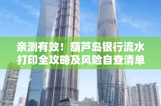 亲测有效!葫芦岛银行流水打印全攻略及风险自查清单