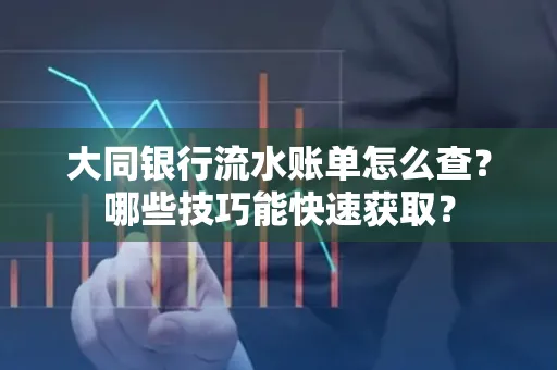 大同银行流水账单怎么查?哪些技巧能快速获取?